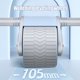 thumbnail image 1 of Rueda abdominal antideslizante AB Roller Stretch Muscle Trainer con tapete (azul gris), 1 of 6