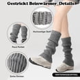 thumbnail image 1 of Calcetines largos de punto acogedores Qarigey Medias Gris, 1 of 6