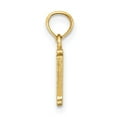 thumbnail image 2 of Diamond2Deal 14K Yellow Gold Block Letter M Initial Pendant for Women, 2 of 6