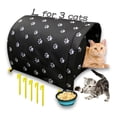 thumbnail image 1 of Refugio para gatos Runwosen tamaño L impermeable para 3 gatos adultos, 1 of 6