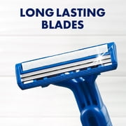 Gillette Sensor2, Pivoting Head Men's Disposable Shaving Razors with Lubrastrip, 12 Count