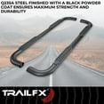 thumbnail image 2 of TrailFX A1010B TFX 4" Oval Tube Side Steps NERF BAR OVAL 4", 2 of 2
