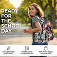 thumbnail image 6 of FKELYI Camo USA Flag Bear Print 17 Inch School Backpack for Boys Spacious Book Bag with Multi Pockets Girls Schoolbag Lightweight Travel Bags for Teen Children, 6 of 7