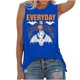 thumbnail image 1 of Camiseta sin mangas de Halloween para mujer, camiseta sin mangas con estampado gráfico divertido de playa de verano para adultos, blusa Fridja  gh1123, 1 of 6
