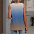 thumbnail image 6 of Iaqnaocc Womens Tank Tops 2026 Summer Sleeveless Loose Fit Gradient Boho T Shirts Dressy Casual V-Neck Womens Fashion Clothing Shirts Blue M, 6 of 6