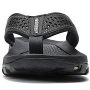 HOBIBEAR Mens Flip Flop Thong Sandals Indoor and Outdoor(Size 7.5-14Men)