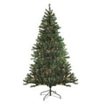 thumbnail image 2 of Northlight Pre-Lit Medium Balsam Pine Artificial Christmas Tree - 7' - Clear Lights, 2 of 4