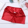 thumbnail image 4 of Oyolan Kids Girls Shiny Metallic Dance Shorts Gymnastics Training Booty Shorts Modern Dance Shorts Red 4, 4 of 6