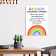 thumbnail image 3 of Mental Health Canvas Wall Art,Rainbow Grounding Technique Motivational Quote ArtworkPainting Prints Poster Ready to Hang for Counselor Therapy Office School Wall Decor Treatment Décor,12x15 Inch Y435, 3 of 6