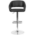 thumbnail image 2 of Bowery Hill Faux Leather Black Bar Stool Round Adjustable Swivel 32" Unassembled, 2 of 9