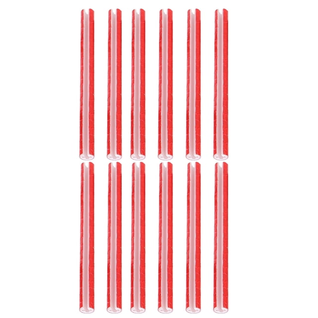 Paquete de 12 tiras reflectantes rojas para ruedas para un ciclismo seguro de noche y una mejor visibilidad de la bicicleta