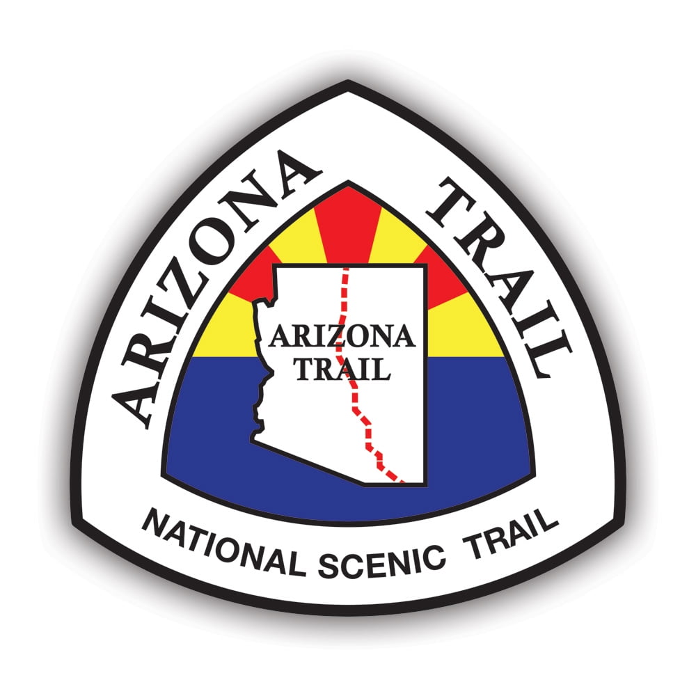 Arizona Trail Sign Sticker Decal Self Adhesive Vinyl Weatherproof