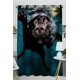 thumbnail image 1 of Cortina de ventana ABPHQTO perro labrador 130x210 cm una pieza, 1 of 2