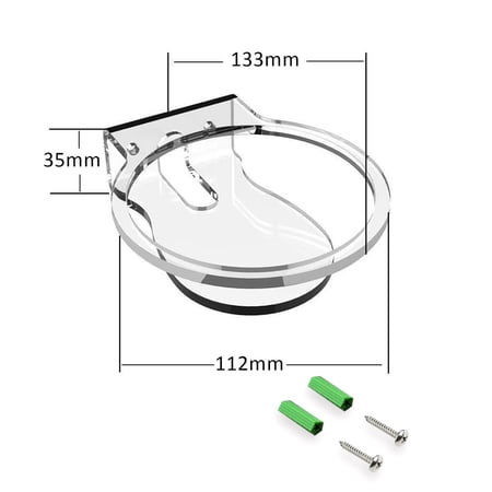 Supporto A Parete Per HomePod Mini - 2 Pezzi, Con Gestione Cavi, Design Salvaspazio, Nero