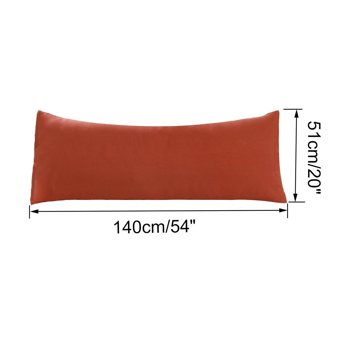 Set Of 2 Soft Body Pillow Cover Long Pillow Case For Body Pillows