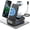 Black, variant on 300W  Station for Multiple Devices ,  10 in 1  Charger for  17, GaN III USB C 65W PD   Stand Dock for MacBook,  Watch&Airpods,White
