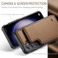 thumbnail image 3 of for Samsung Galaxy S23 FE Case with Card Holder, Wallet Case for Women Men with RFID Blocking, Durable Leather Kickstand Magnetic Clasp Shockproof Phone Case for Samsung Galaxy S23 FE, 3 of 11
