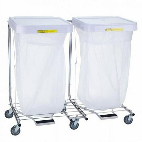 694-32 32 in. Double Medium Duty Hamper with Foot Pedal