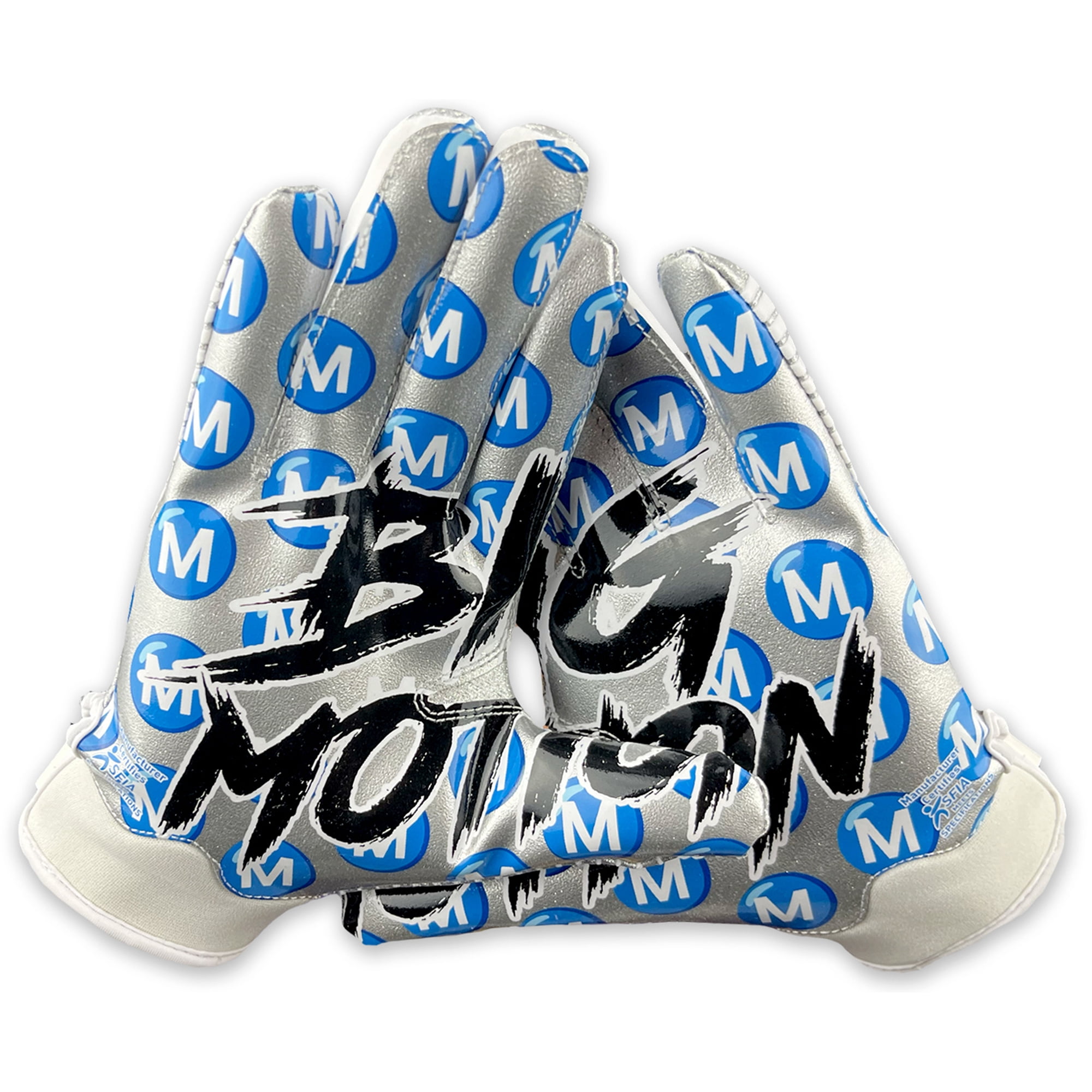Battle Sports Big Motion Doom Receiver Football Gloves - Youth XL