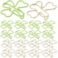 thumbnail image 1 of 45 Pcs Clover Shape Paper Clips Bookmark Clips Practical Test Paper Clips, 1 of 3