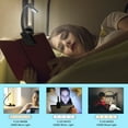 thumbnail image 4 of Luz de Libro, Luz de Lectura Recargable, 9 Luces de Libro LED para Leer en la Cama con 3 Brillos, LáMpara de Lectura FáCil de Enganchar, 4 of 8