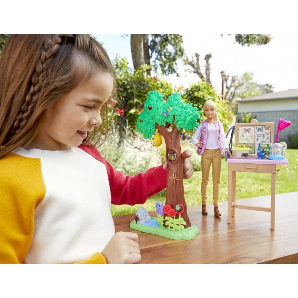 barbie national geographic entomologist doll and themed playset