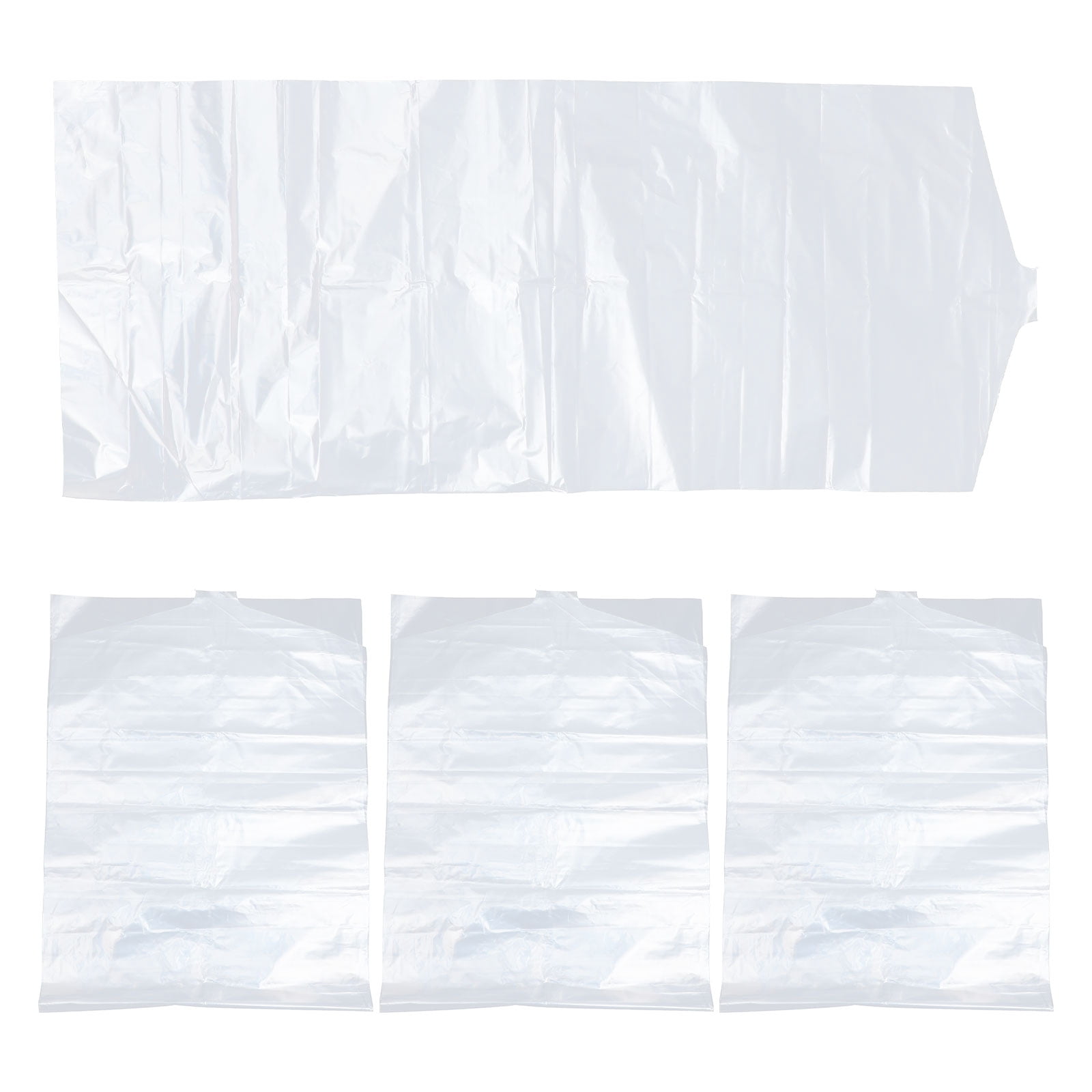 RENACLIPY  12Pcs Transparent Garment Bags for Storage and Travel