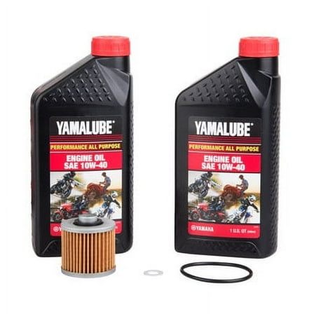 Oil Change Kit With Yamalube All Purpose 10W-40 For Yamaha