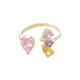 thumbnail image 1 of Minnieouse Anillo de apertura para mujer, anillos de moda de circón de cobre, decoraciones ajustables, joyería para mujer, regalo de fiesta, Ropa, zapatos y accesorios Miscelánea Oro, 1 of 6