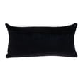 thumbnail image 2 of Quilted Velvet Arrows Black Decorative Lumbar Pillow, 2 of 5