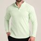 thumbnail image 1 of pstuiky Camisas para hombre de manga larga, Camisa deportiva de entrenamiento fácil para hombre, elástica, de color liso, con cuello en V y manga larga tops de invierno para hombre xl, 1 of 7
