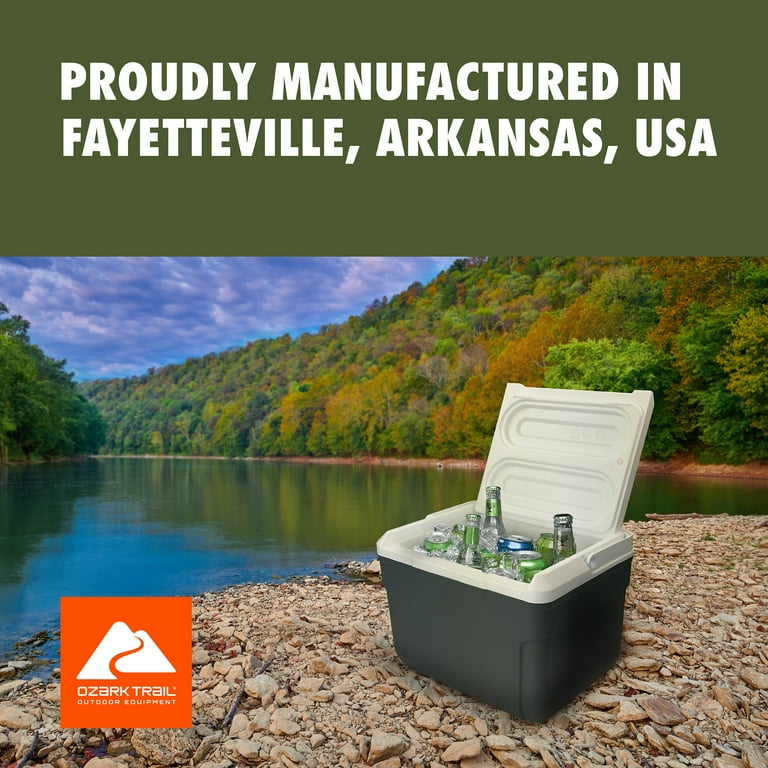 Ozark Trail 10 Quart Hard Side Cooler, 14-Can Capacity, Gray, 13