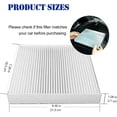 thumbnail image 4 of SURJDE RT157 Cabin Air Filter, Replacement for Toyota AVALON/CAMRY/COROLLA/PRIUS/PRIUS PRIME/RAV4, Lexus ES350/RX350/RX350L/RX450H/RX450HL, CX-9, Replace CP157, CF12157, BE-157, 4 of 7