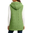 thumbnail image 7 of Ashirexll Fleece Vest Women, Womens Winter Coats, Ladies Winter Versatile Double Sided Fleece Sleeveless Hooded Jacket for Outdoor, 7 of 7