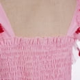 thumbnail image 5 of IBTOM CASTLE Toddler Kids Girls Butterfly Dress Sparkle Tulle Ruffle Sleeve Wedding Formal Birthday Pageant Shoot Dresses Pink Heart, 5 of 7