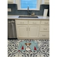 thumbnail image 3 of Winter Holiday Jack Russell Terrier Machine Washable Memory Foam Mat, 3 of 4