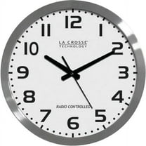 La Crosse Technology® La Crosse Technology® 16" Brushed-metal Atomic Wall Clock
