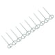 thumbnail image 3 of Mejore su jardín con soportes verdes compactos para césped, terrazas y patios Enrejados de metal para plantas de 25 cm, juego de 10, 3 of 8