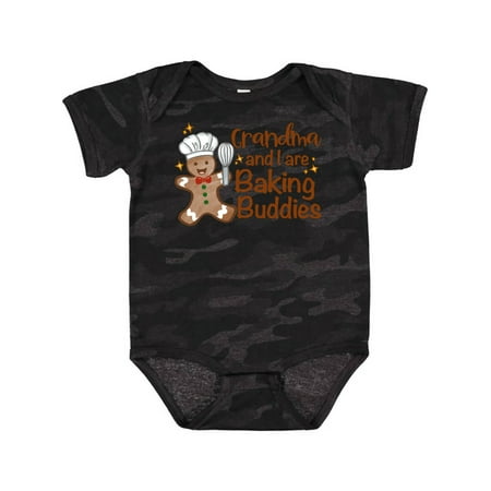 

Inktastic Grandma And I Are Baking Buddies Gift Baby Boy or Baby Girl Bodysuit
