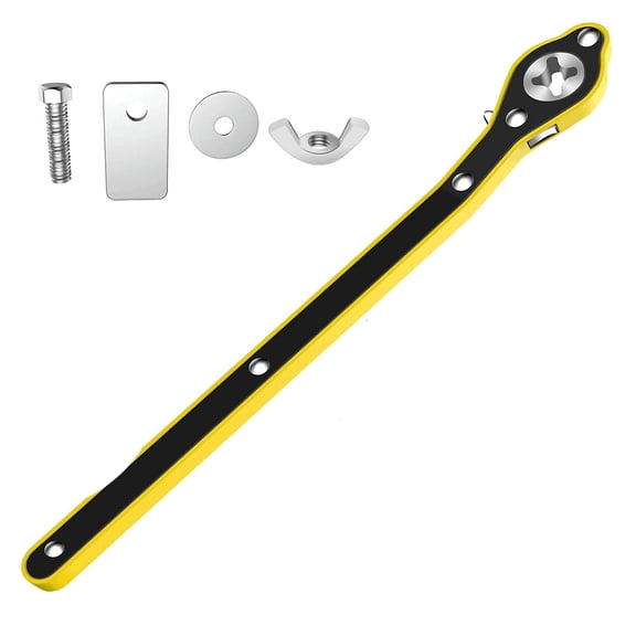 Mrcartool Labor-Saving Car Scissor Jack Ratchet Wrench Tire Wheel Lug Handle Repair Tool
