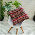 thumbnail image 2 of STAOEDU Outdoor Chair Cushions Set of 1, Waterproof Square Corner Patio Chair Cushions with Ties, Memory Foam Outdoor Seat Cushion, 16" X 16" , Tropical Green Leaves, 2 of 3