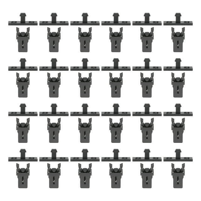 KAKOWELY Plastic Trash Can Lid Lock PushButton for Home Use Black Easy to Install and Remove,0.87"X0.47"X0.24"