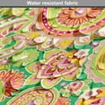 thumbnail image 5 of Paisley Dog Crate Cover, Traditional Persian Teardrop Pattern Print Eastern Elements Vintage, Easy to Use Pet Kennel Cover for Medium Large Dogs, 35" x 23" x 27", Multicolor, by Ambesonne, 5 of 6