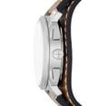thumbnail image 4 of Fossil Montre Homme en Acier Inoxydable Quartz avec Bracelet en Cuir, Marron, 22 (Modèle : FS5922), 4 of 5
