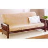HomeTrends Microsuede Full Size Futon Cover, Brownstone