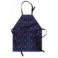 thumbnail image 1 of Bowling Apron, Balls Pins and Shoes in Vibrant Colored Outline Style Fun Hobby Activity Theme, Unisex Kitchen Bib with Adjustable Neck for Cooking Gardening, Adult Size, Multicolor, by Ambesonne, 1 of 4