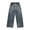 Blue, variant on GiLiling Teen Girls Elastic Waist Baggy Jeans High Waist Wide Leg Cargo Denim Pants Y2k Vintage Aesthetic Style (Blue, 13-14 Years)