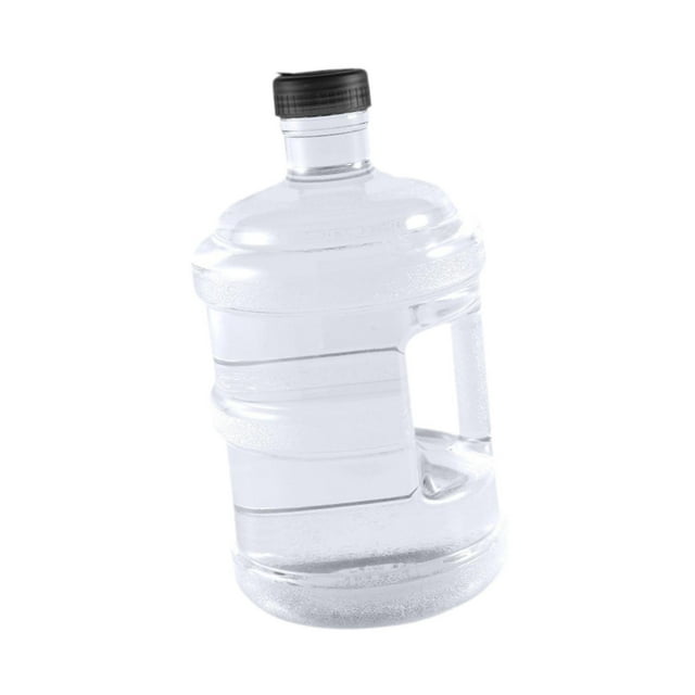 Cubo de agua mineral, botella dispensadora de agua, gran capacidad, agua mineral transparente 5 litros