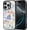 Cartoon Dinosaur, variant on for iPhone Case - [6.6 ft Military-Grade Drop Protection] [Anti-Peel Technology] Clear Black TPU Bumper Case with Cute Design (Leopard Print with Skulls, iPhone 16 Pro)