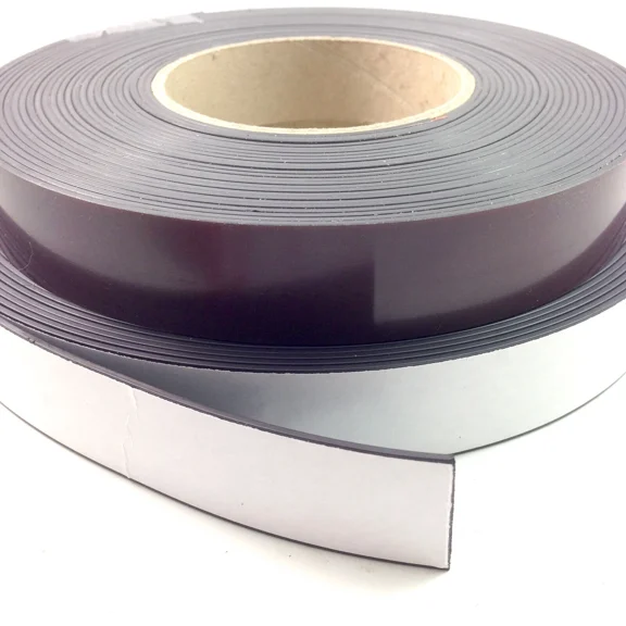 2 Flexible Magnetic Tape 05" X 12 Feet Magnetic Strip Roll Strong Self Adhesive